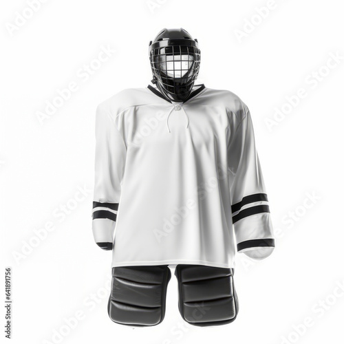 an ice hockey dress generative ai illustration
