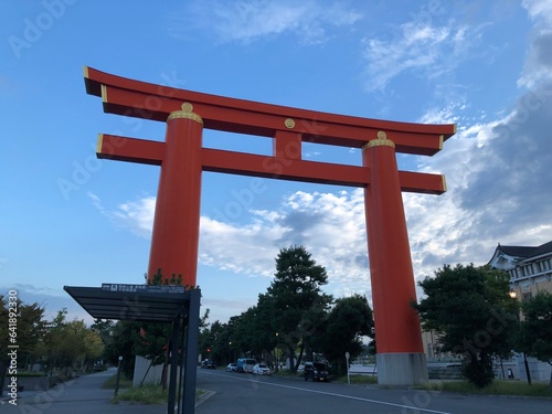 平安神宮 大鳥居（高さ24ｍ）