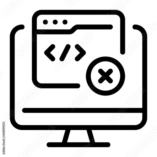 coding line icon