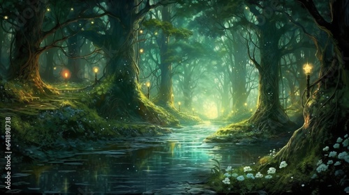 Fairy Tale Forest: A Realm of Magic and Wonder © Jardel Bassi