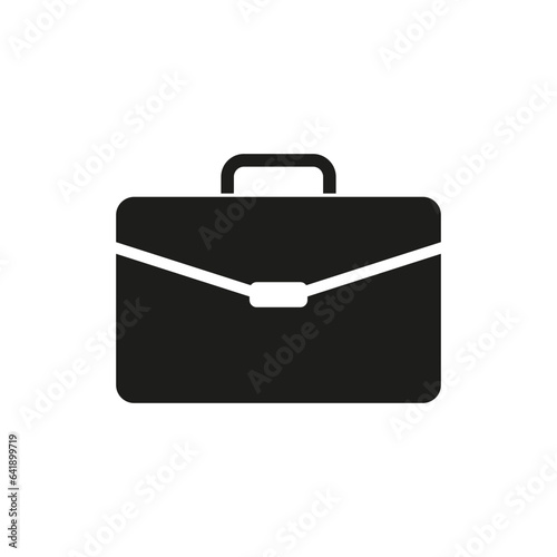 Briefcase icon. Vector illustration. EPS 10.
