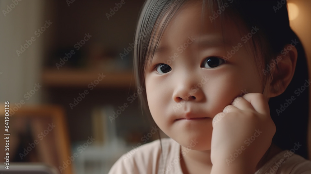 アジア人の子供・女の子・幼児のアップ
アジア人の子供・女の子・幼児のアップ