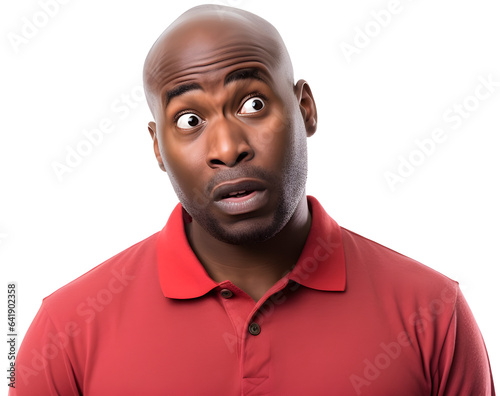 Incredulous man, as if saying 