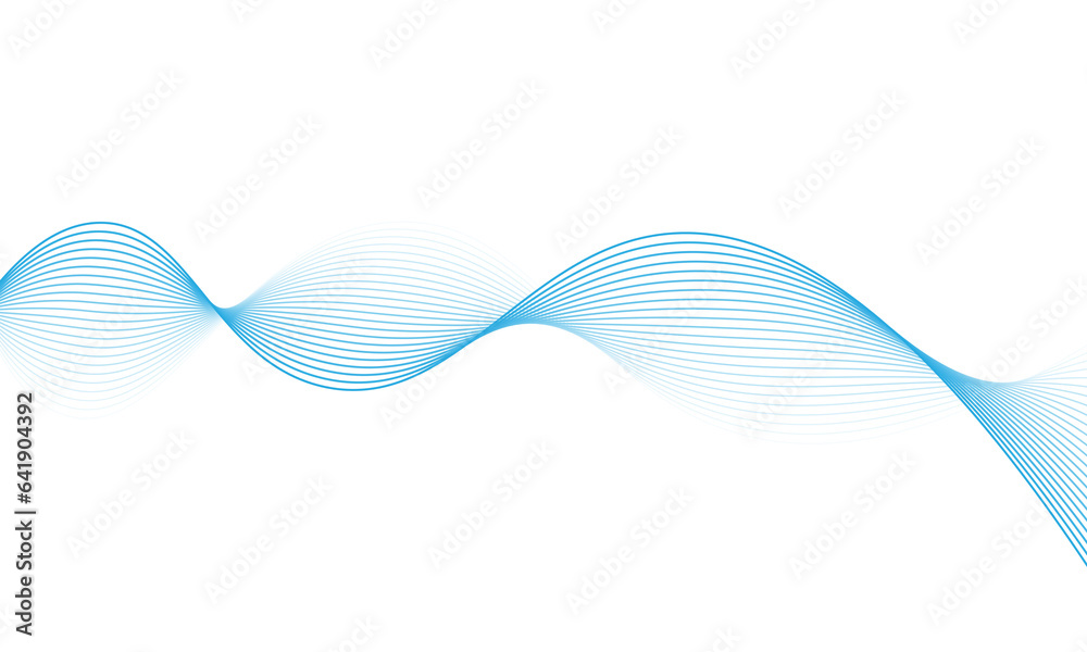 Abstract smooth wave on a white background. dynamic curved lines for technology concepts, user interface design, web design. Abstract smooth wave on a white background. dynamic curved lines for technology concepts, user interface design, web design.