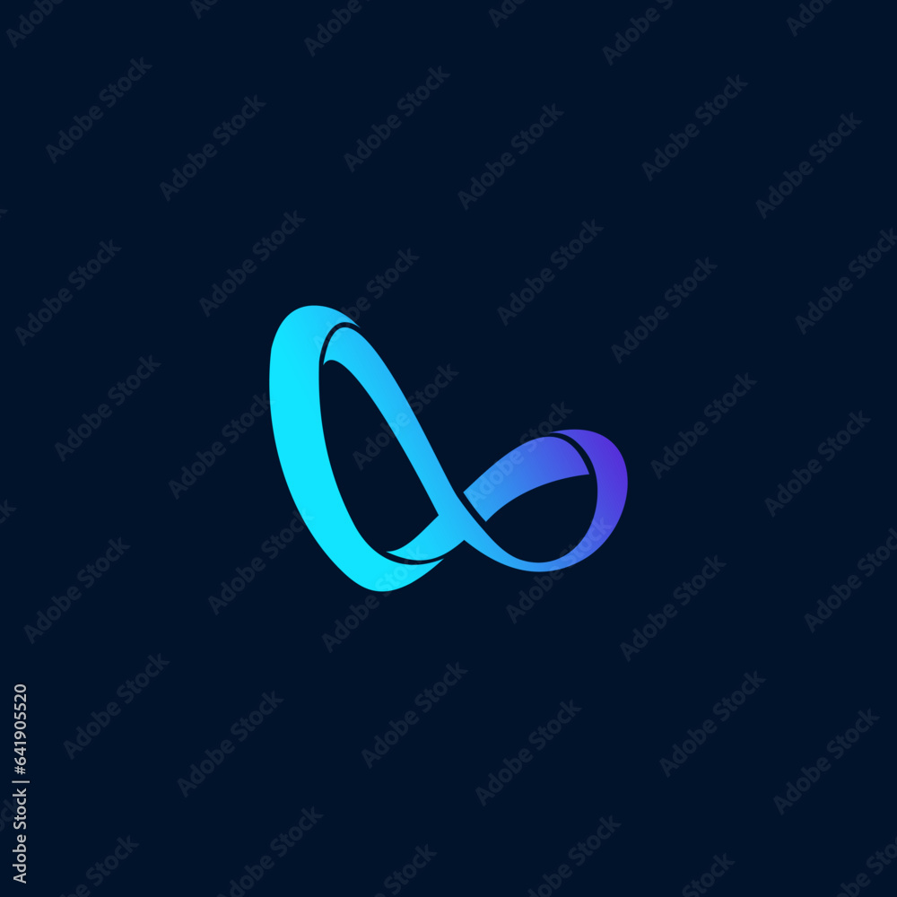 illustration of infinity design logo illustration of infinity design logo