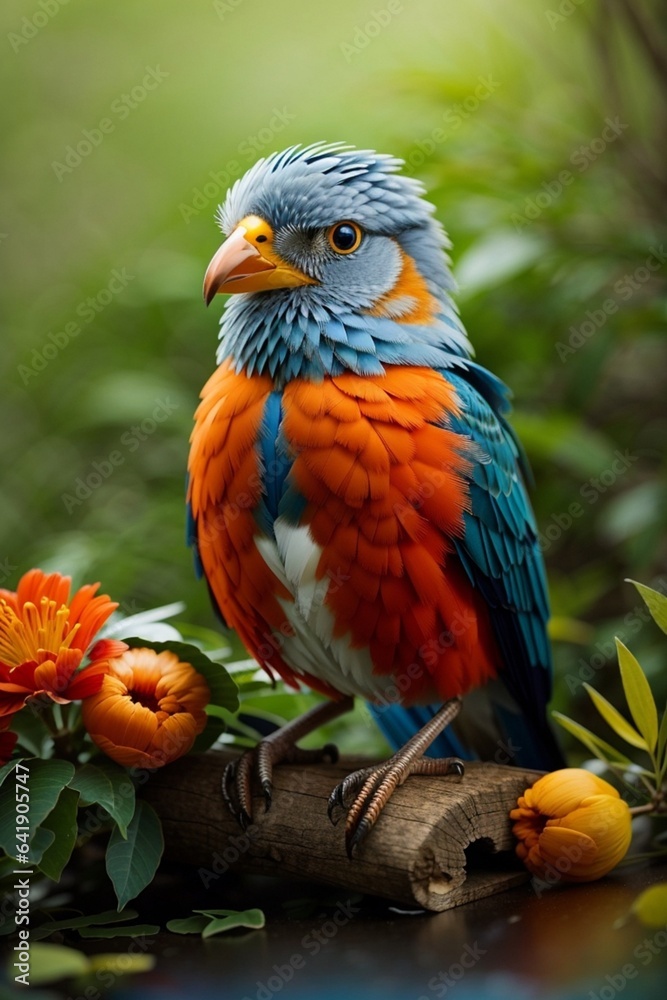 Obraz premium Birds in defferent color