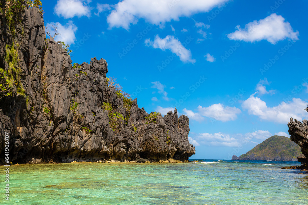 Coastal Scenery of El Nido, Palawan Island, The Philippines Coastal Scenery of El Nido, Palawan Island, The Philippines