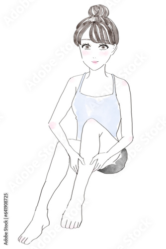 ふくらはぎが細くなって喜ぶ女性
