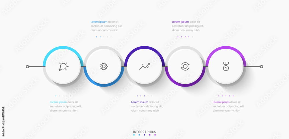 Vector Infographic label design template with icons and 5 options or steps. Can be used for process diagram, presentations, workflow layout, banner, flow chart, info graph. Vector Infographic label design template with icons and 5 options or steps. Can be used for process diagram, presentations, workflow layout, banner, flow chart, info graph.