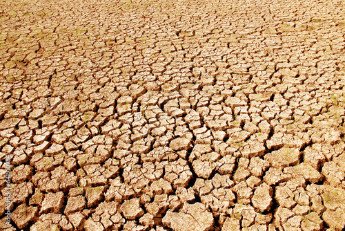Cracked ground texture drought crisis environment brown background
