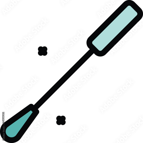 Jockey horse stick icon outline vector. Race sport. Derby track color flat