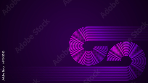 Dark violet simple abstract background with lines in a geometric style as the main element.