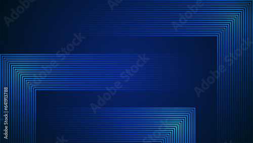Dark blue simple abstract background with lines in a geometric style as the main element.
