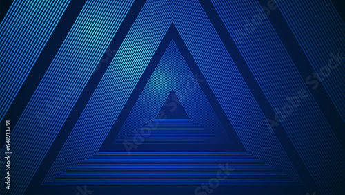 Dark blue simple abstract background with lines in a geometric style as the main element.