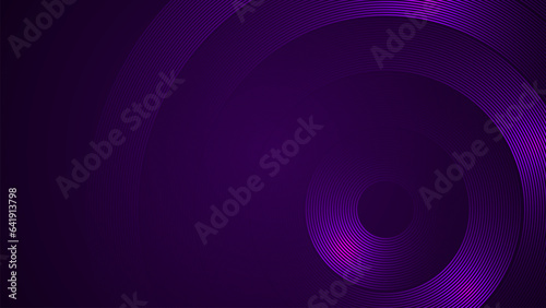 Dark violet simple abstract background with lines in a curved style geometric style as the main element.
