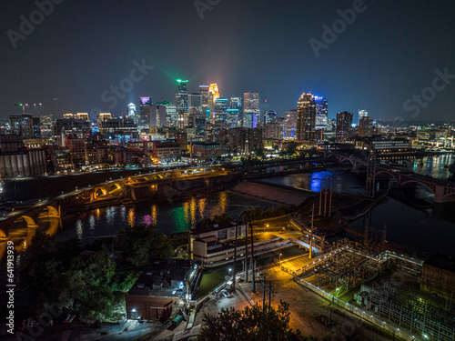 Minneapolis, Minnesota Aerial View