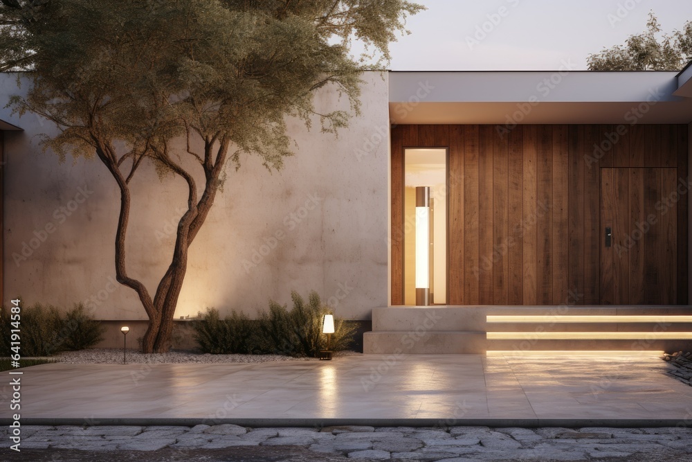 Photo inspiration: Gallery Detail: Modern Scandinavian Style House Facade Design Entrance To The Front