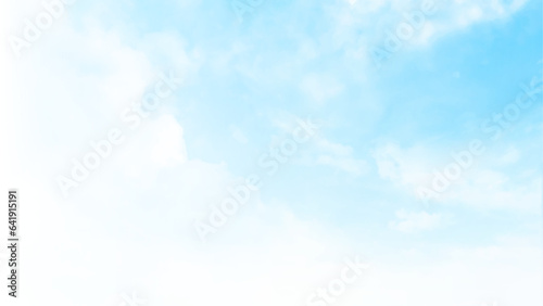 Blue sky with beautiful natural white clouds. Clouds with blue sky