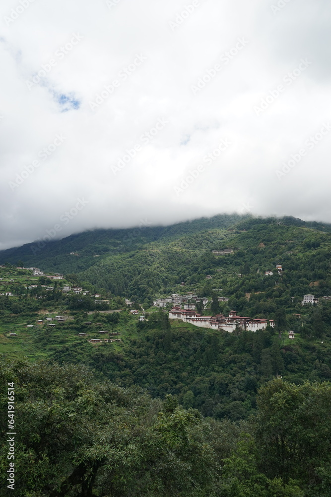 Fototapeta premium Bhutan's landscapes and monuments captured