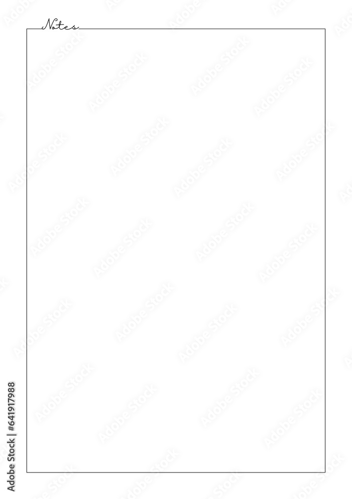 Digital Notes Template Digital Notes Template