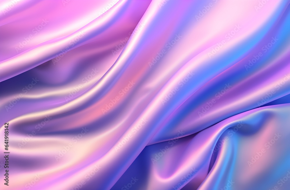 Obraz premium Metallic Abstract Wavy Liquid Background Layout Design Tech Innovation