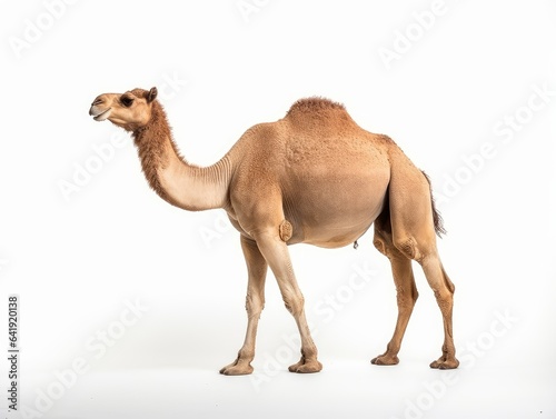 A camel isolated on white © Muh