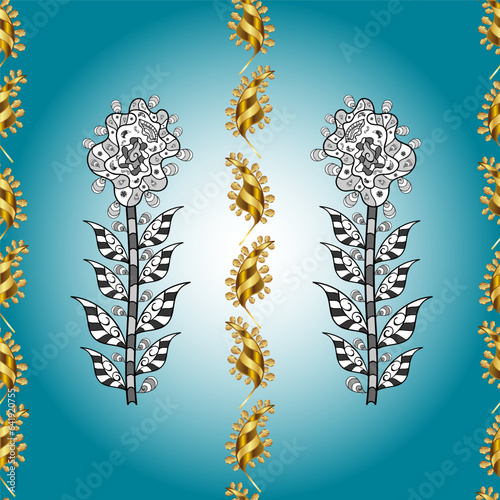 pattern on interesting elements on pleasant colors.