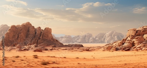 desert under the sunlight and a blue sky © Muh