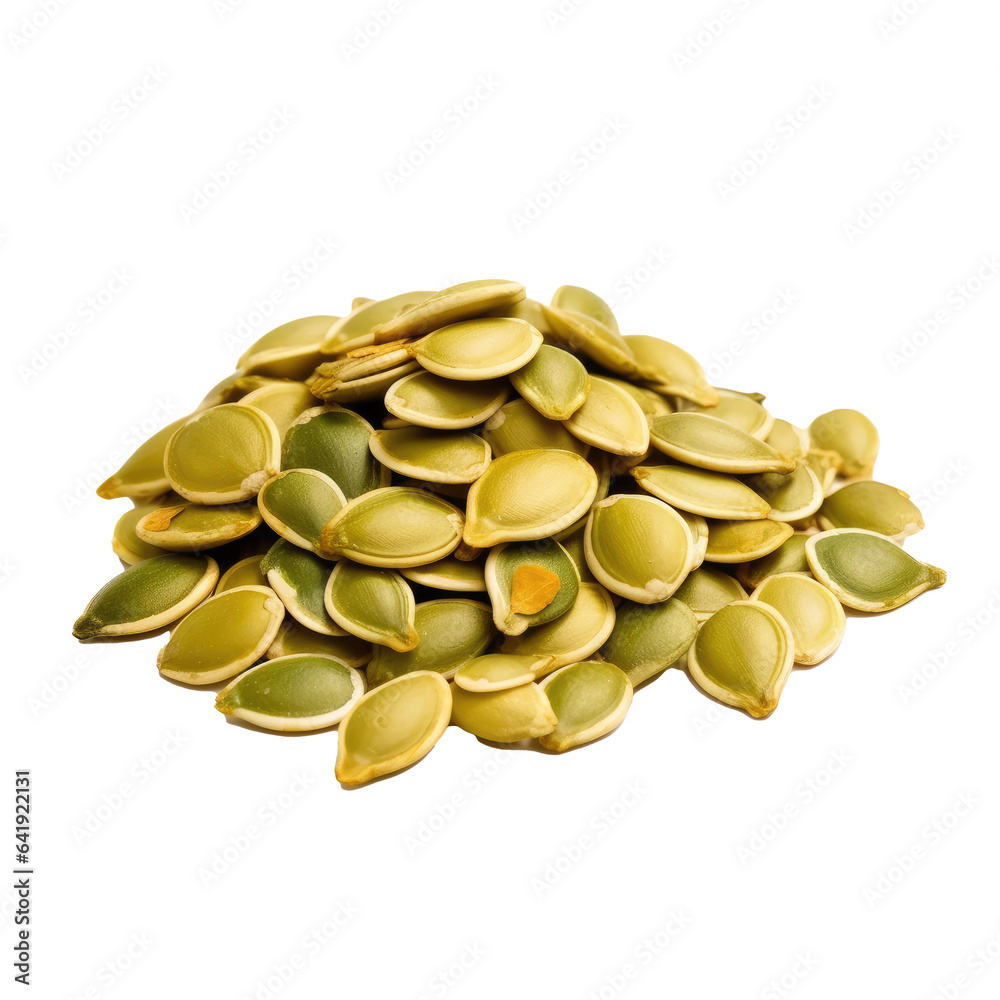 Pumpkin seeds isolated on transparent background Pumpkin seeds isolated on transparent background