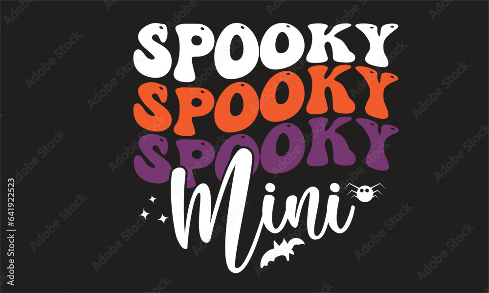 Spooky Mini Halloween Retro Design
