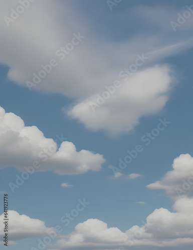 blue sky with clouds