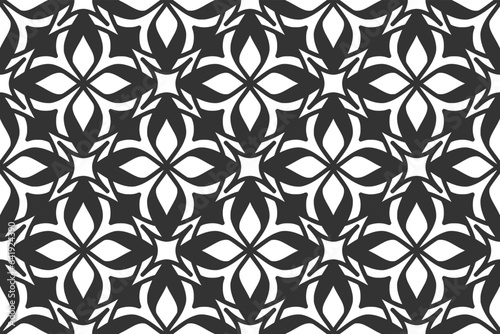 Seamless abstract geometric shape pattern