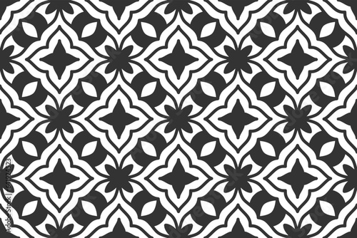 Seamless abstract geometric shape pattern