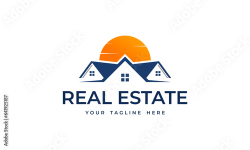 Vector real estate logo template