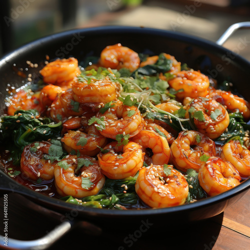  Spicy stir-fried shrimp balls 