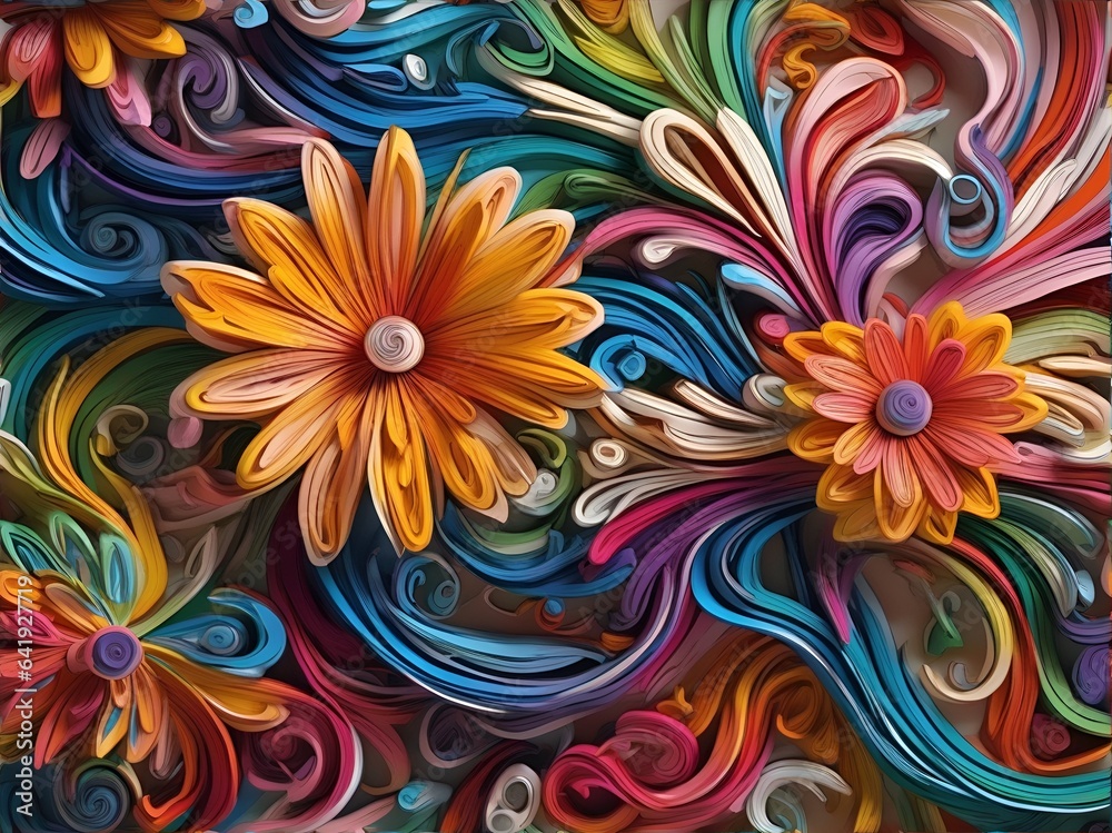 abstract floral background