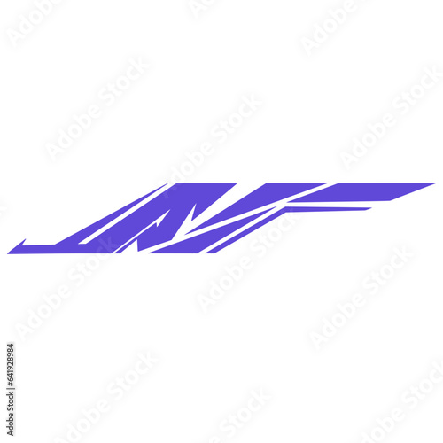 Warpping Decal stripes racing sport photo