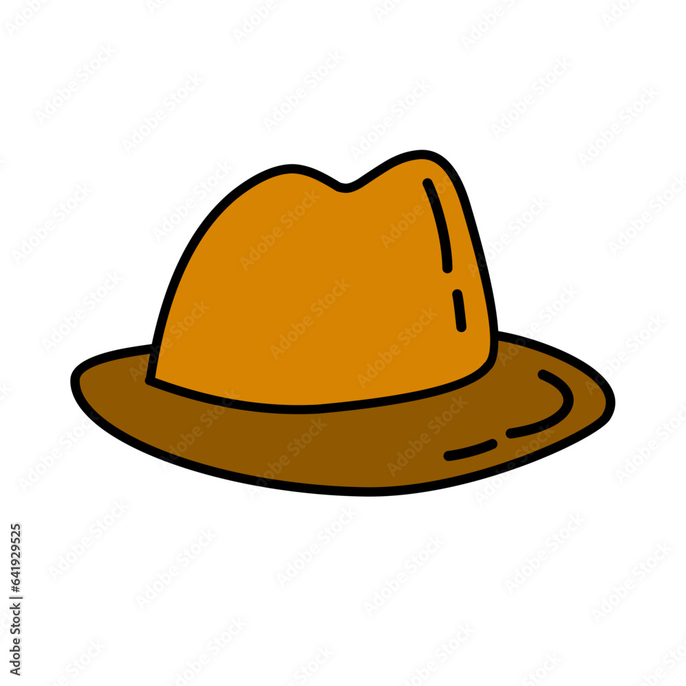 man hat vector element man hat vector element