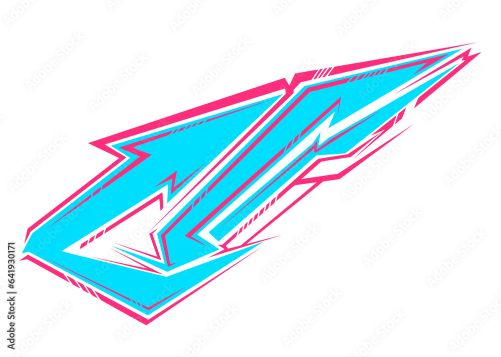Wrap Decal sport stripes racing Wrap Decal sport stripes racing