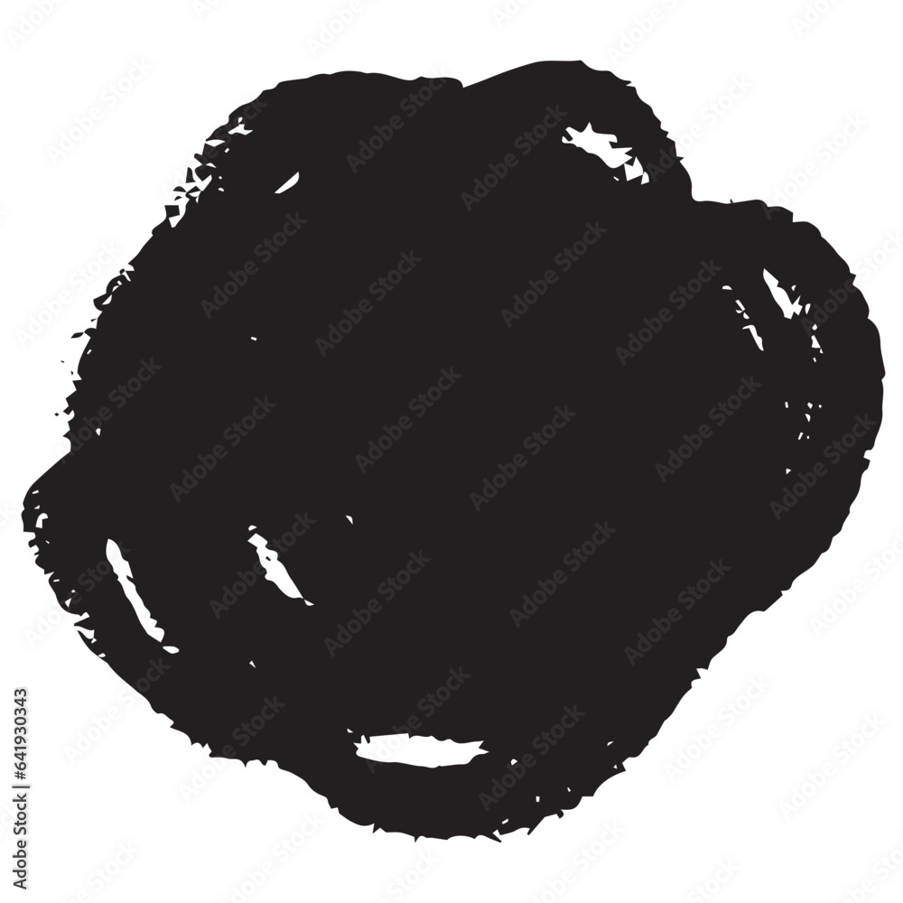 Black spot isolated on white background. Vector illustration. Black spot isolated on white background. Vector illustration.