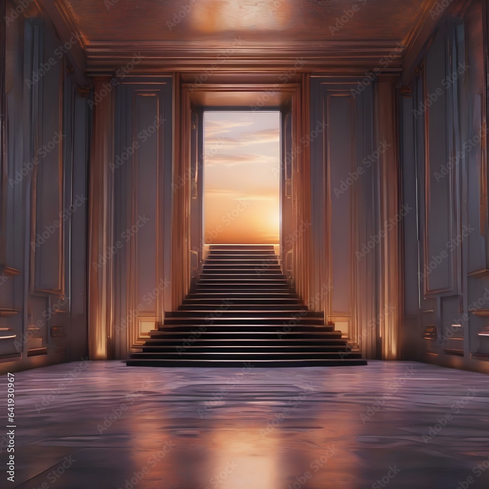 A glitched doorway leading to a realm where reality and virtuality intertwine2 A glitched doorway leading to a realm where reality and virtuality intertwine2