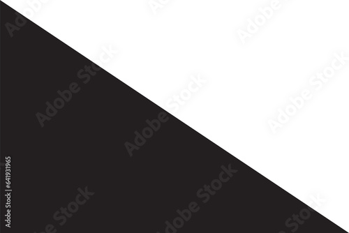 Digital png illustration of black right angle triangle on transparent background