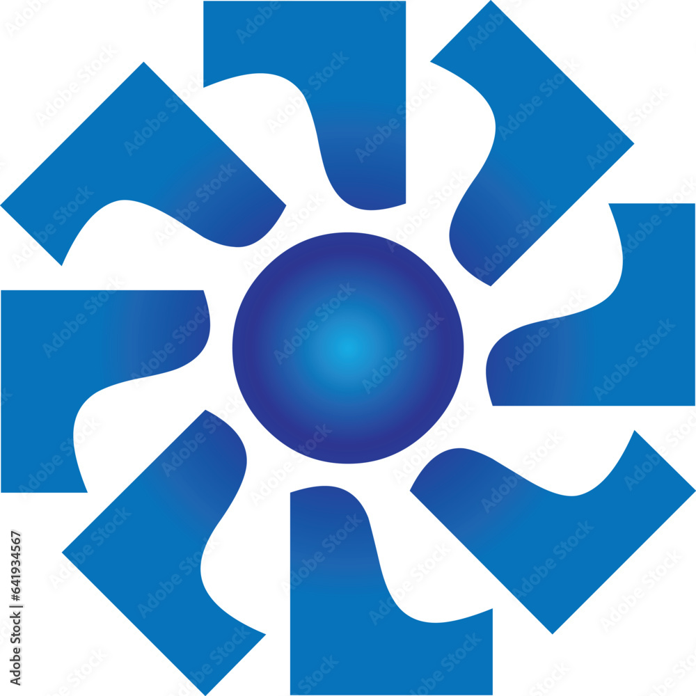 Cornflower simple geometric background vector Cornflower simple geometric background vector