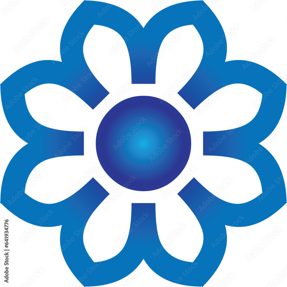 Cornflower simple geometric background vector Cornflower simple geometric background vector