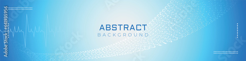 linkedin banner abstract line medical background