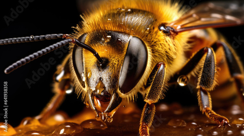 Honey bee up close © JN