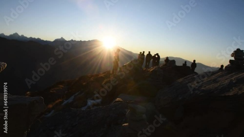 Beautiful scenic landscape of chopta , Tungnath, uttarakhand, india.
 photo