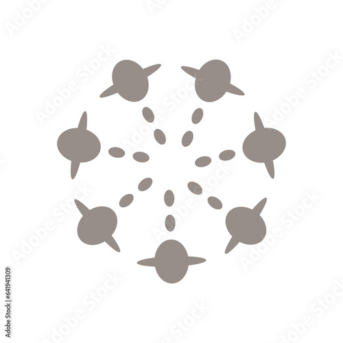 Vector pattern, decorative pattern, tile pattern, fabric pattern.
