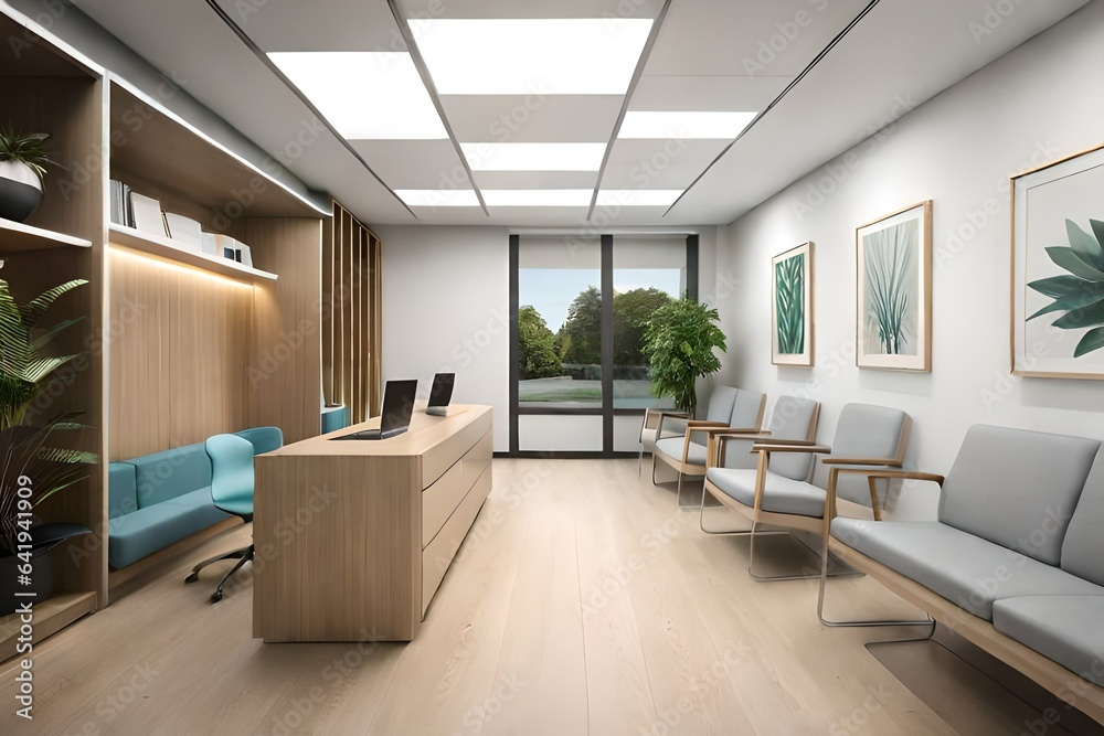 A modern healthcare clinic that combines functionality with comfort