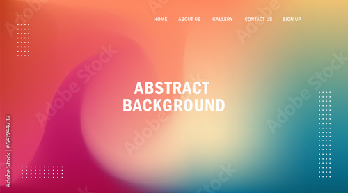Abstract Colorful Blurred Wallpaper Background